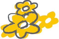 symbol ikona odręczna ilustracja, rysunek, kwiaty przyroda środowisko do raportu Budimex