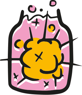 projekt rysowanej ikony na stronę www o procesie fermentacji napoju kombucha