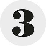 inspiracja do logo sztuki teatralnej: klasyczna cyfra 3