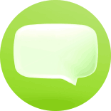 inspiracja do logo konferencji webhostingowej: dymek rozmowy lub czatu, symbolizujący kontakty