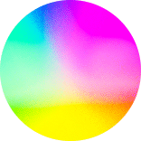 inspiracja do logo konferencji webhostingowej: łączenie branż pokazane przez mieszanie się kolorów