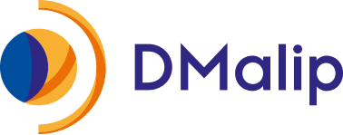 projekt logo agencja digitalowej DMalip, eleganckie i stylowe