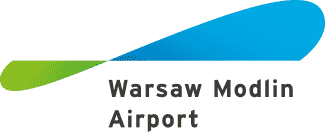 logo lotniska, Port Lotniczy Modlin, śmigło, skrzydła, samolot, lot