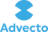 propozycja koncepcji projektu logo firmy Advecto, prosty, minimalistyczny glob ziemski z dwoma trójkątami kontynentów