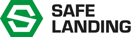 projekt logo firmy inspekcji i audytów lądowisk helikopterów, industrialne z prostą literą S w geometyrycznym kształcie