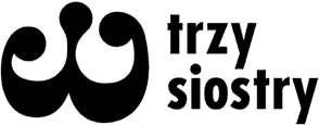 mocne i proste logo sztuki teatralnej Trzy Siostry