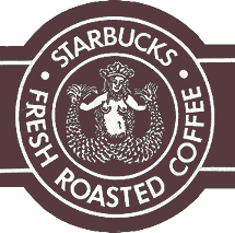 Starbucks logo design, 1971